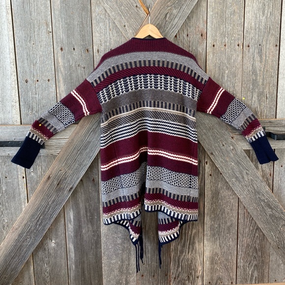 Autumn Cashmere Fringed Waterfall Cardigan - Picture 2 of 5